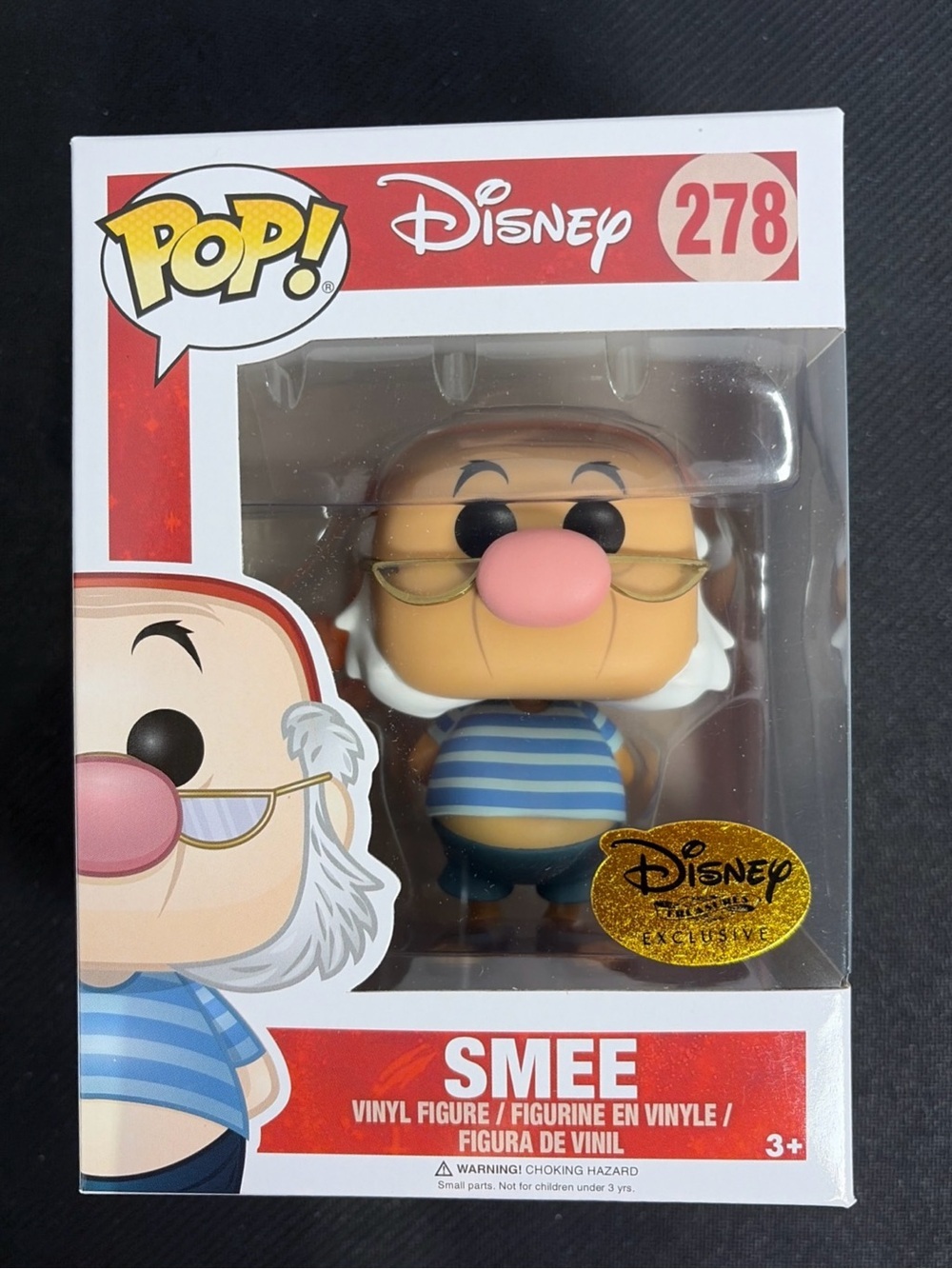 Funko Pop Disney Smee #278 Disney Treasures Exclusive Peter Pan
